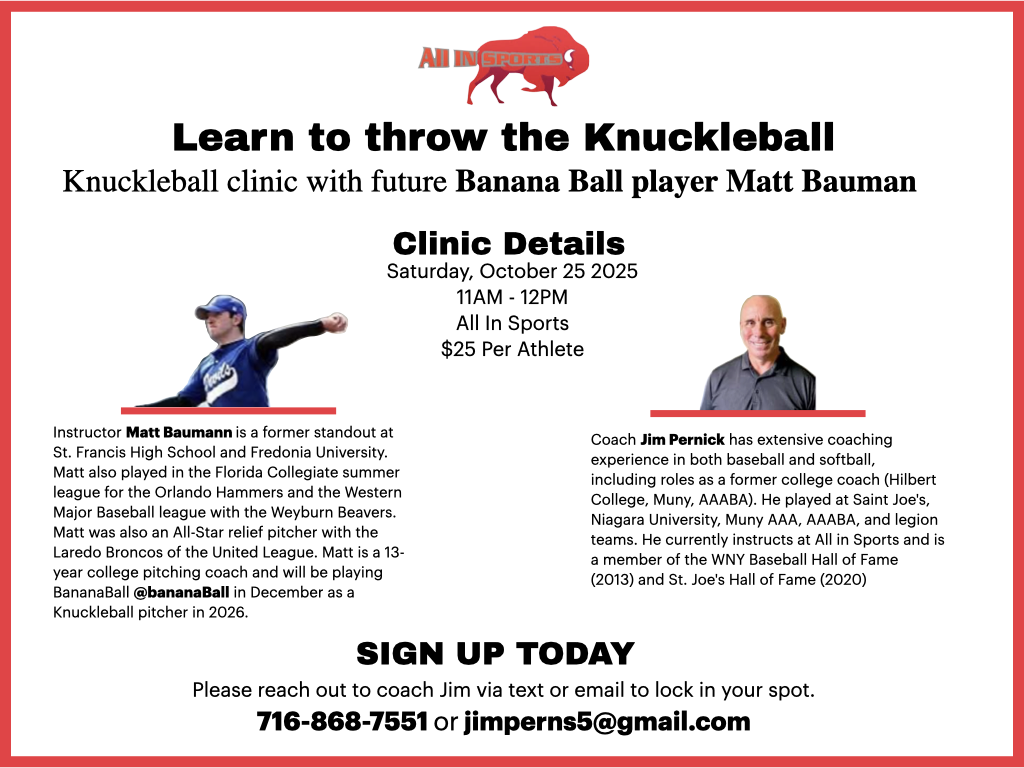 knuckleball clinic